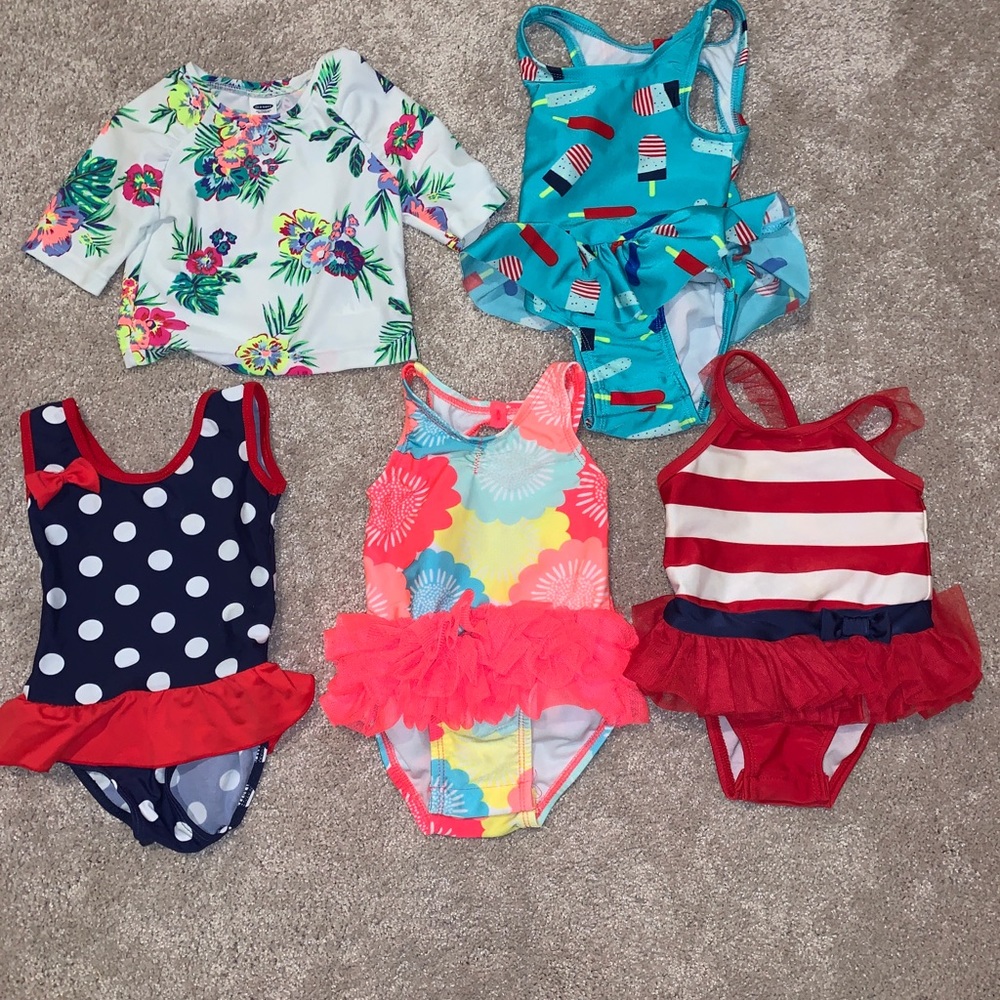 Baby Girl Swim Suit Bundle